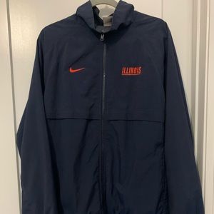 Vintage university of Illinois windbreaker